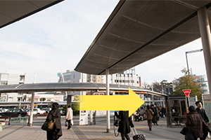 JR横須賀線「逗子」駅から当院までの道順２